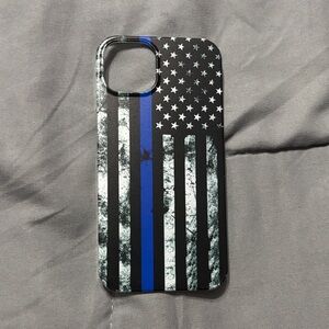 Patriotic Black and Blue Phone Case